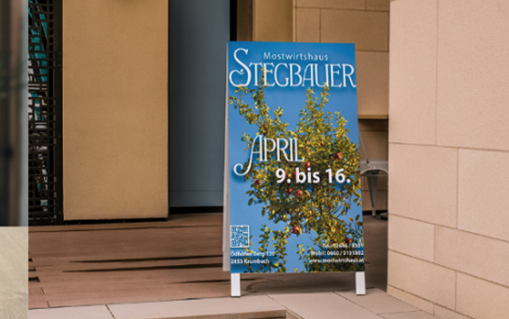 Stegbauer Plakataufsteller
