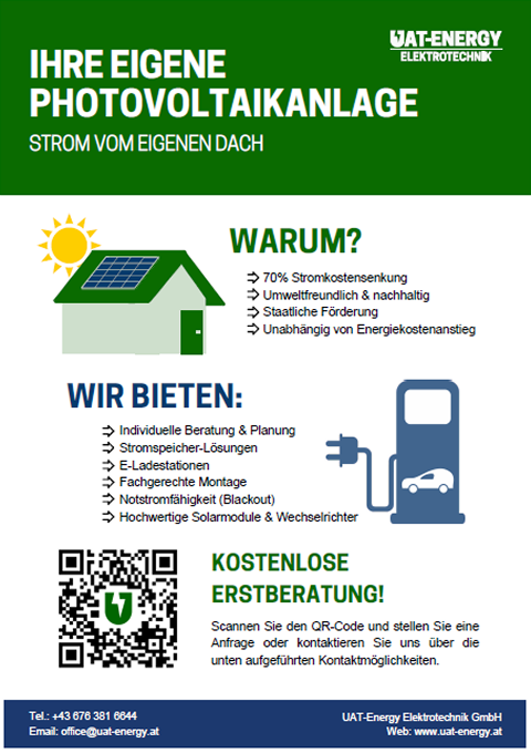 UAT-Energy Werbeplakat